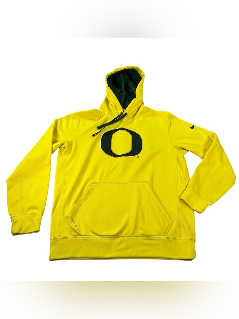 Nike Oregon Ducks Therma-FIT Hoodie Men’s M Yellow Green NCAA Football 2012